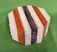Bowl #415 - Mahogany, Padauk & Purpleheart Striped Segmented Bowl Blank ~ 6 x 2 ~ $24.99
